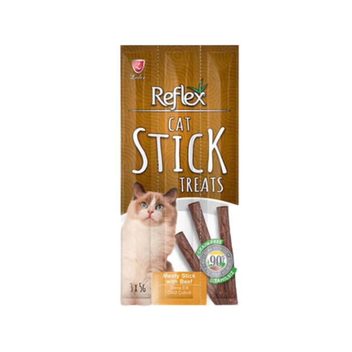 3 Adet Biftekli Kedi Ödül Çubuğu 5 Gr