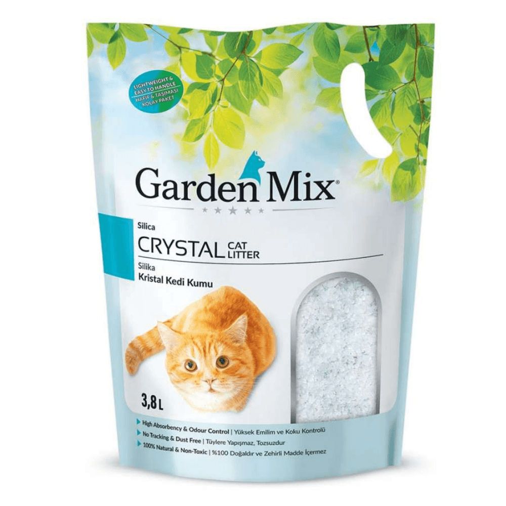 Garden Mix Silika Kristal Kedi Kumu 3.8 Lt