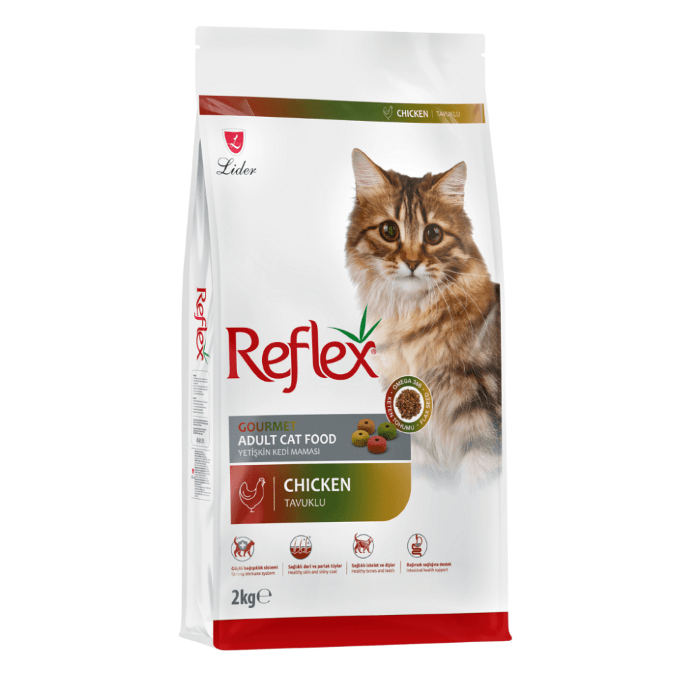 Reflex Multi Color Tavuklu ve Pirinçli Yetişkin Kedi Maması 2 kg