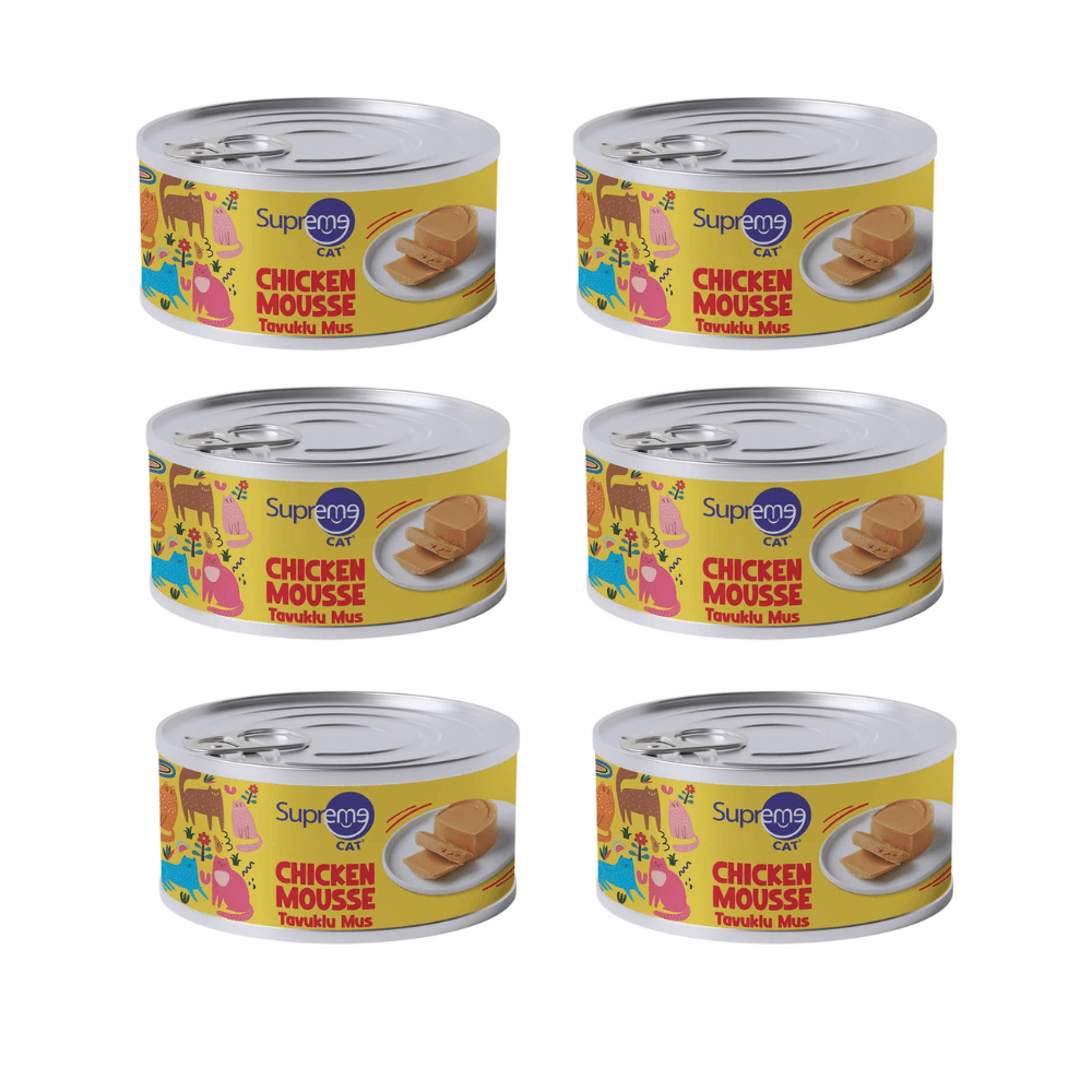 Supreme Cat Tavuklu Püre Kedi Konservesi 85 Gr x 6 Adet