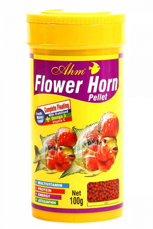 Ahm Flower Horn Pellet Balık Yemi 250 Ml