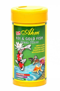 Ahm Koi Goldfish Green Pond Sticks Balık Yemi 250 Ml