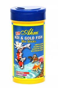 Ahm Koi Goldfish Mix Pond Sticks Balık Yemi 1250 Ml