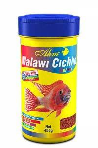 Ahm Malawi Cichlid Granulat Color Balık Yemi 250 Ml