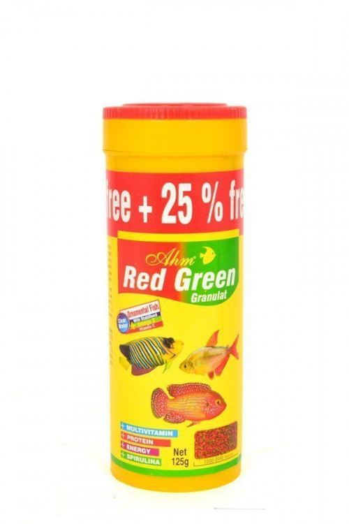 Ahm Red Green Granulat Balık Yemi 300 Ml