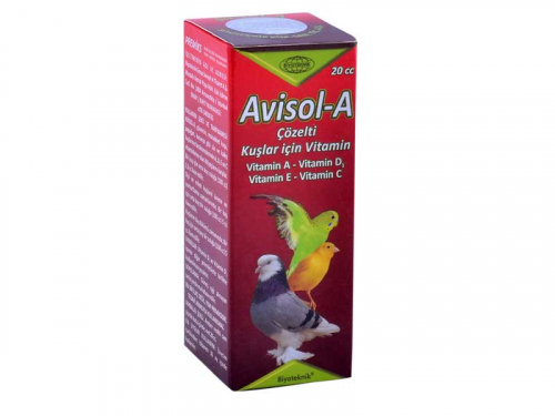 Avisol-A Kuşlar İçin Vitamin Çözelti 20 Cc