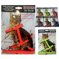 Edozero Kedi Göğüs Tasma+Uzatma Seti