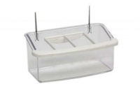 Fit Fly Telli Izgaralı Şeffaf Kuş Yemliği 10 Cm 5'li