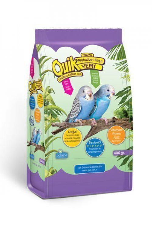 Quik Junior Yavru Muhabbet Yemi 400 Gr