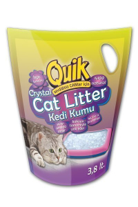 Quik Silica Kristal Kedi Kumu 3,8 Lt