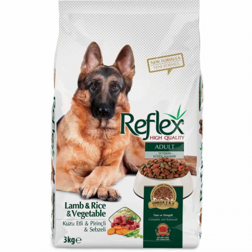Reflex Adult Kuzu Etli/Sebzeli Yetişkin Köpek Maması 15 Kg