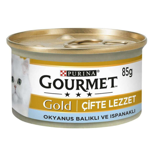 Purina Gourmet Gold Okyanus Balıklı ve Sebzeli Kedi Konservesi