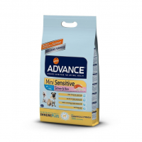Advance Mini Sensitive Somonlu/Pirinçli Küçük Irk Yetişkin Köpek Maması 3 Kg