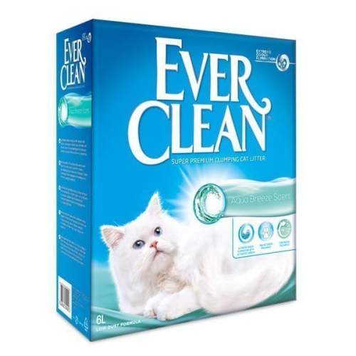 Ever Clean Aqua Breeze Okyanus Esintili Kokulu Topaklanan Kedi Kumu 6 Lt