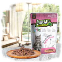 Jungle Junior Tavuklu Yavru Kedi Yaş Maması 100 Gr