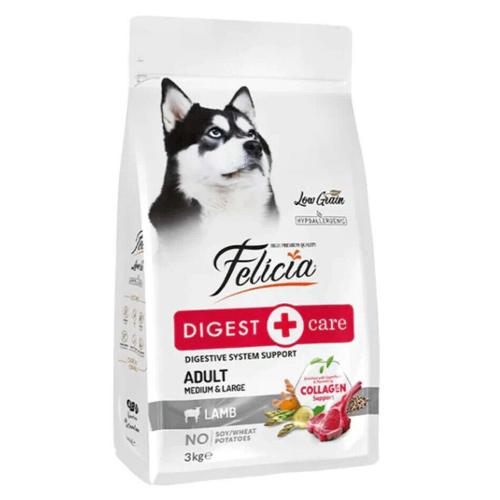 Felicia Digest Care Orta ve Büyük Irk Yetişkin Köpek Maması Kuzu Etli