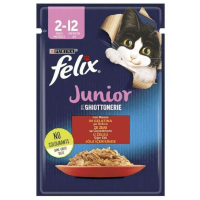 Felix Pouch Junior Sığır Etli Yavru Yaş Kedi Maması 85 Gr
