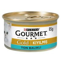 Purina Gourmet Gold Kıyılmış Ton Balıklı Kedi Konservesi