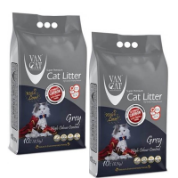 VanCat G225 Bentonit Aktif Karbonlu Grey Kedi Kumu 10 L 2 Adet