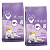 VanCat W225 Lavanta Kokulu İnce Taneli Kedi Kumu 10 L 2 Adet