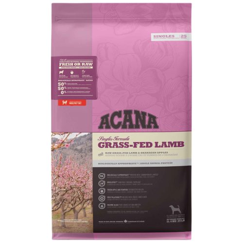 Singles Grass Fed Lamb Köpek Maması 11,4 Kg