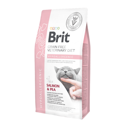 Brit Veterinary Diet Hypoallergenic Somon ve Yumurtalı Kedi Maması 2 Kg