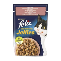 Purina Felix Somonlu Ve Karidesli Yaş Kedi Maması 26x85 Gr