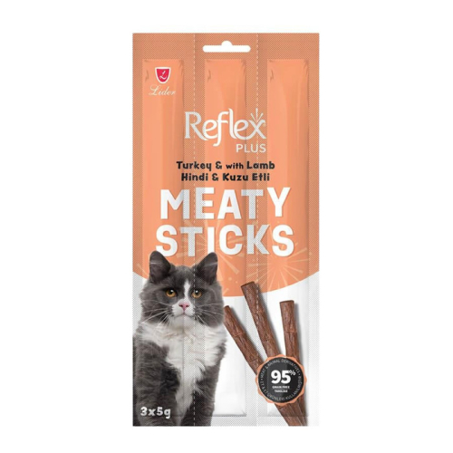 Reflex Hindili Kuzulu Kedi Ödül Çubuğu 5 Gr X 3 Adet
