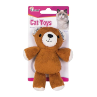 Kedi Otlu Peluş Ayıcık 12 Cm