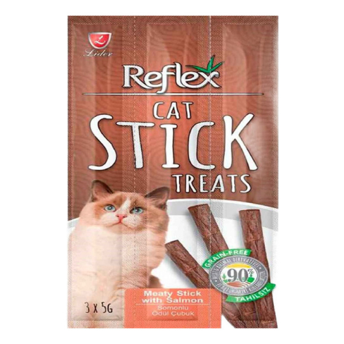 Reflex Somonlu Kedi Ödül Çubuğu 3x5gr