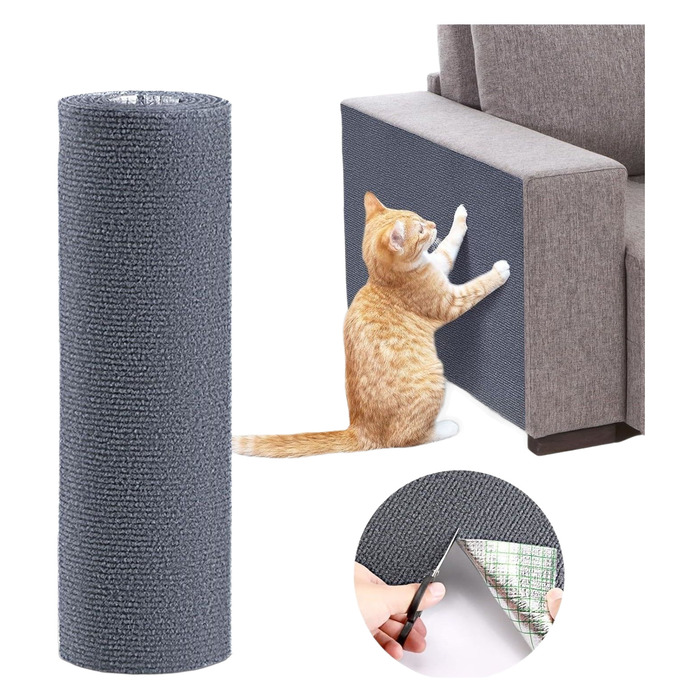 Kendinden Yapiskanli Kedi Tırmalama Mati Kedi Tırmalama Halisi - Koltuk Koruyucu 50x50 Cm