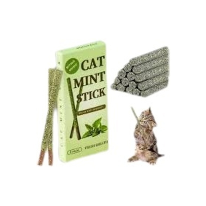 Meyve Aromali Matatabi Çubuğu Catnip Stick Kedi Catnip Dali Cat Mint Stick 6 Dal