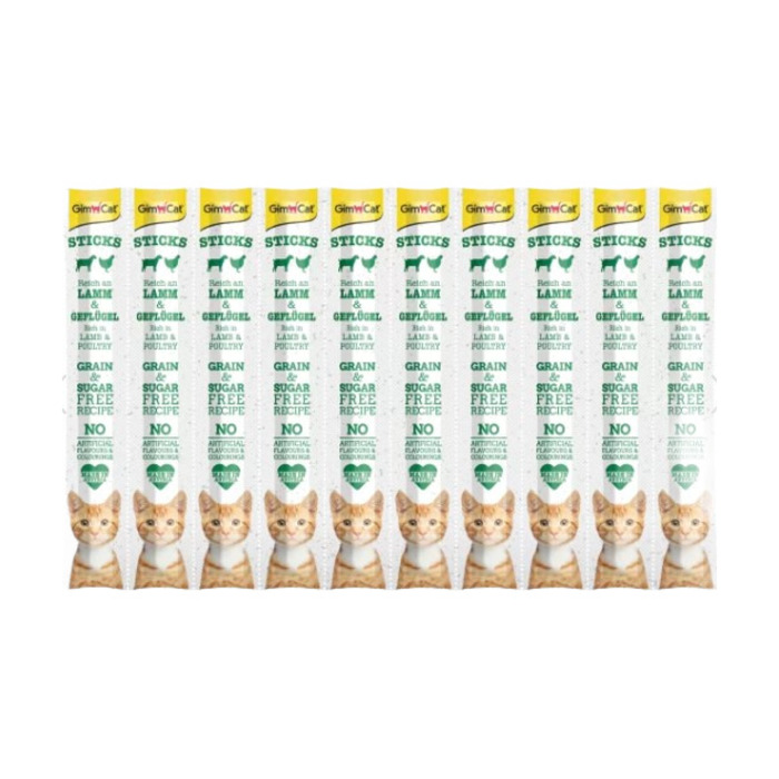 Kuzu Ve Tavuklu Kedi Sticks 10'lu 50 Gr