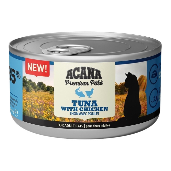 Acana Premium Tuna Balıklı Ve Tavuk Etli Kedi Pate Mama (85 G)