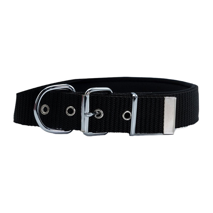 Comfort Yumusak Dokuma Köpek Boyun Tasmasi Siyah