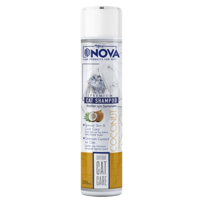 Nova Hindistan Cevizi Özlü Kedi Şampuanı 300ml