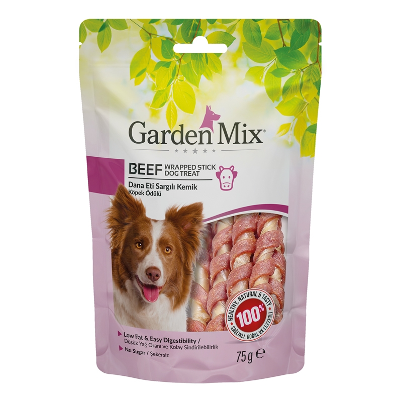 Garden Mix Dana Eti Sargili Kemik Köpek Ödülü 75 Gr