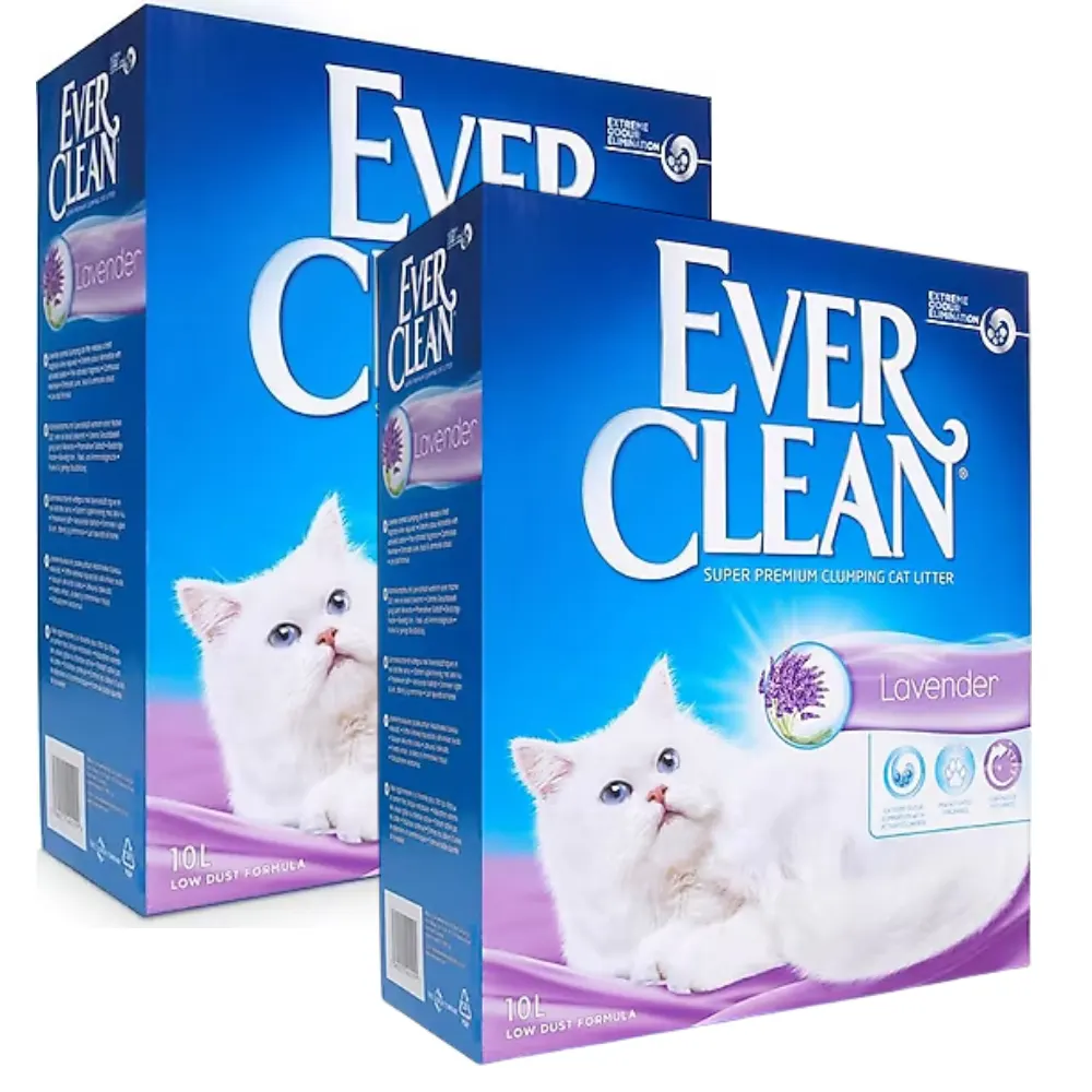 Ever Clean Lavanta Kokulu Topaklasan Kedi Kumu 10 L 2 Adet