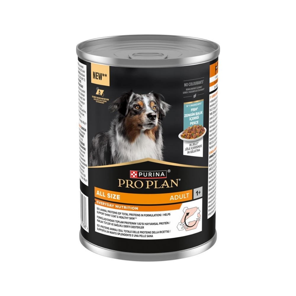Pro Plan Yetişkin Köpek Konservesi Balıklı 400 Gr