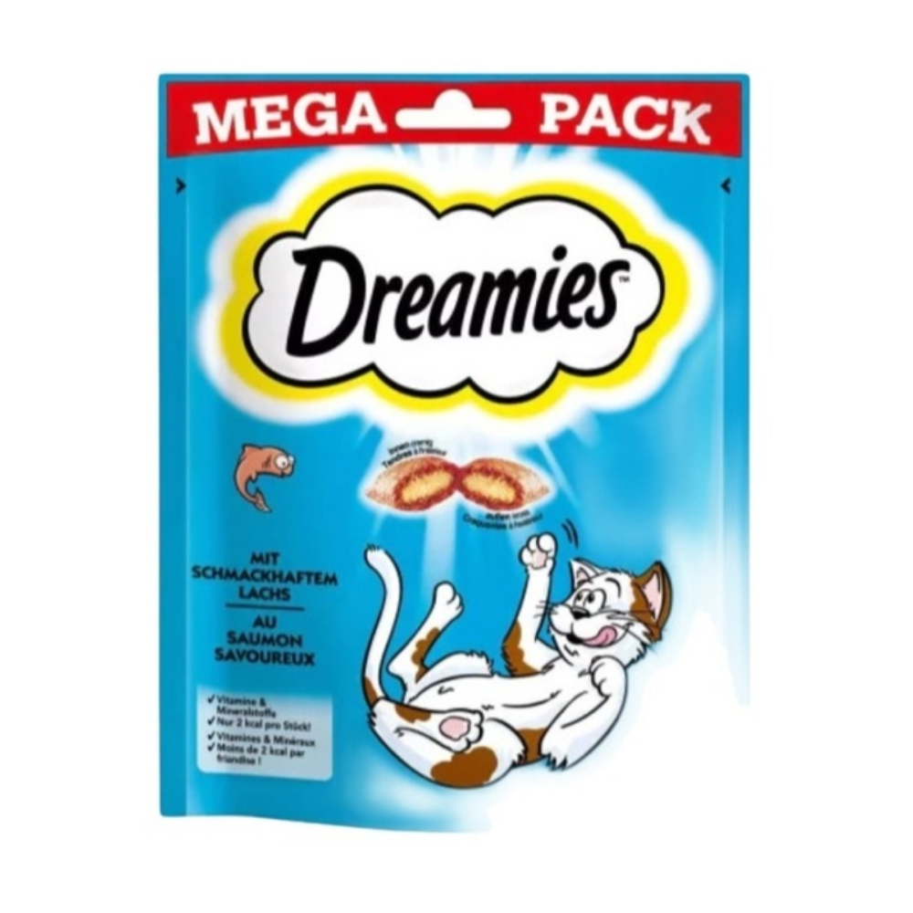 Mega Pack Iç Dolgulu Somonlu Kedi Ödül Bisküvisi 180 Gr