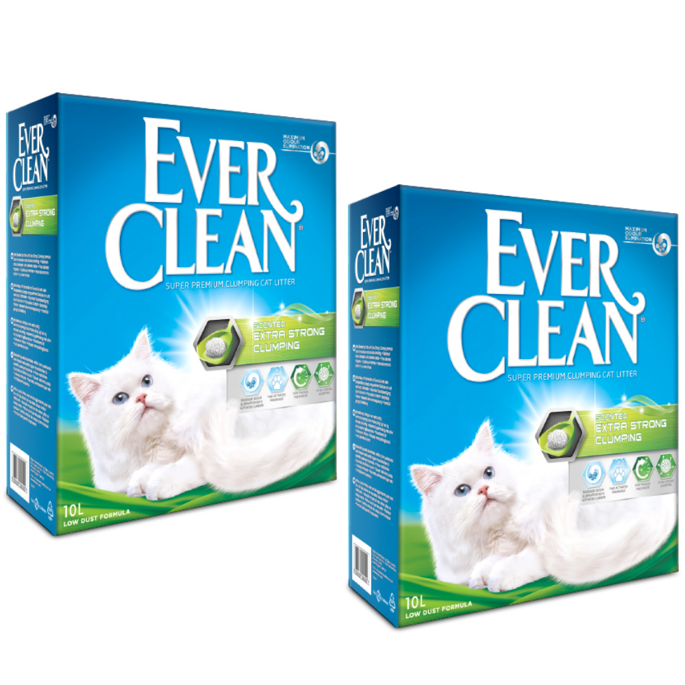 Ever Clean Ekstra Güçlü Kokulu Topaklanan Kedi Kumu 10 L 2 Adet