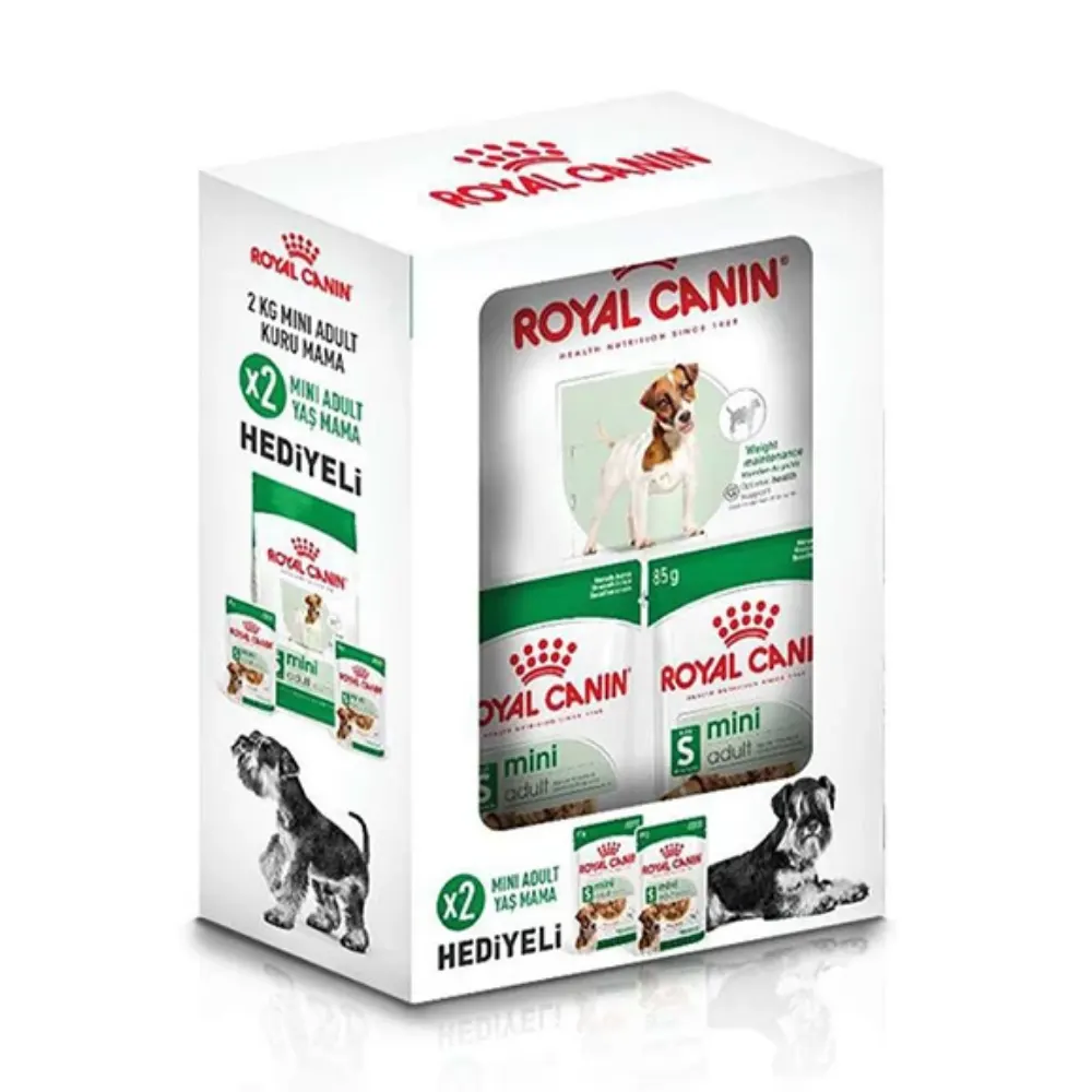 Royal Canin Mini Adult Yetişkin Köpek Maması 2 Kg Yaş Mama Hediyeli