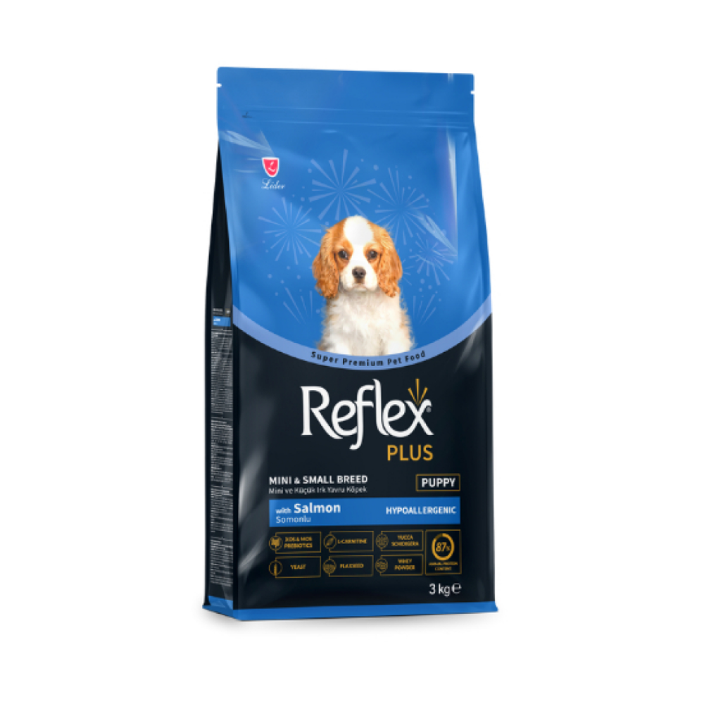 Reflex Plus Hipoalerjenik Somonlu Küçük Irk Yavru Köpek Maması 3kg